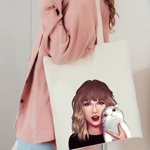 NEW- Taylor Swift Taymoji Inspired Tote Bag
